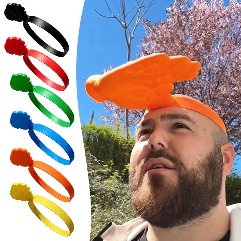 Cappello da Sole Tascabile Cappelli Divertenti per la Protezione Solare Cappelli a Forma di Palma Cappelli Parasole Cappello Protettivo UV Forniture per Bloccare il Sole all'Aperto Estive