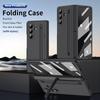 Phone Case For Samsung Galaxy Z Fold 8 7 6 5 4 Invisible Bracket Hinged Protection Cover ,Shockproof PC+Tempered Screen Glass Film W/Pen Slot & Stylus