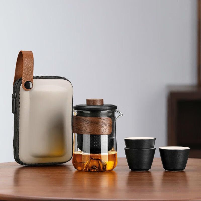 Naijiang Portable Glass Travel Tea Set