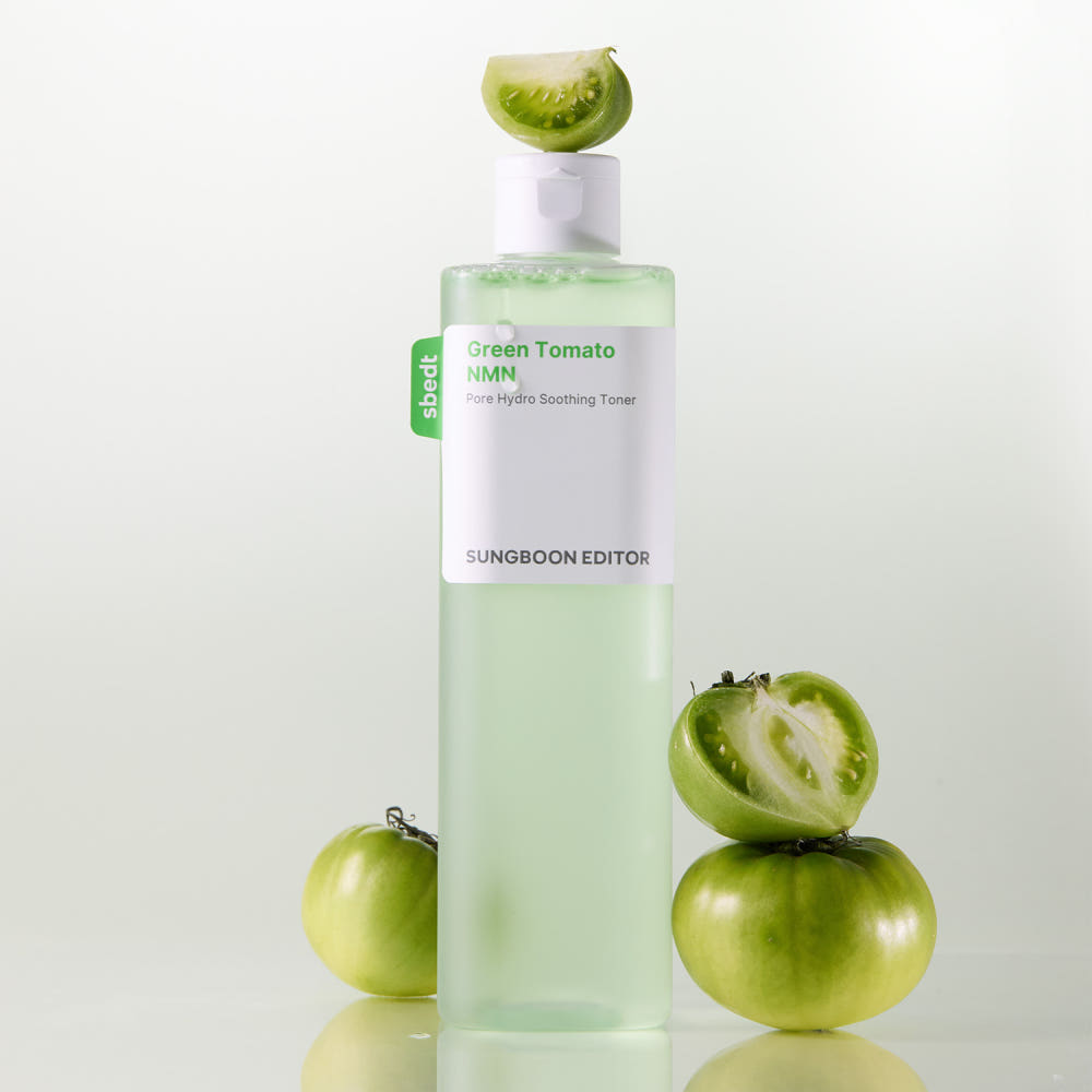 SUNGBOON EDITOR Green Tomato NMN Pore Hydro Soothing Toner 350ml Korean Hydrating & Pore Care Facial Toner