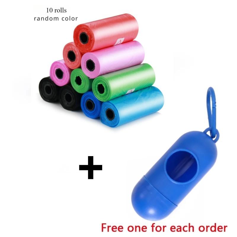 1/10PCS New Pet Garbage Bag Dispenser Dog Poop Bag Shovel Capsule Convenient Pet Garbage Bag Dog Poop Bag Cat Feces Cleaning Bag