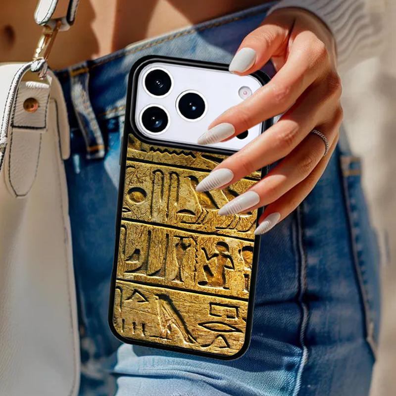 Egyptian Phone Case For iPhone 17 Air 14 15 13 12 Max Cover For Apple 14 15 16 16e 11 Pro Max Plus