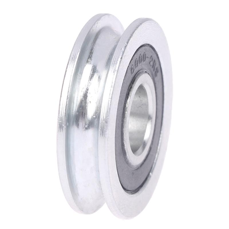 1 pz 10*30*8 mm U-Groove cuscinetto puleggia ruota concava non standard per filo da 5 mm