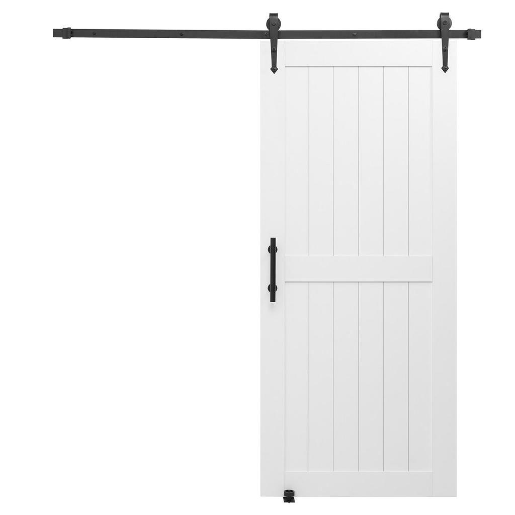 Sliding Barn Door with Hardware Kit 914 X 2134mm MDF Panel PVC Surface