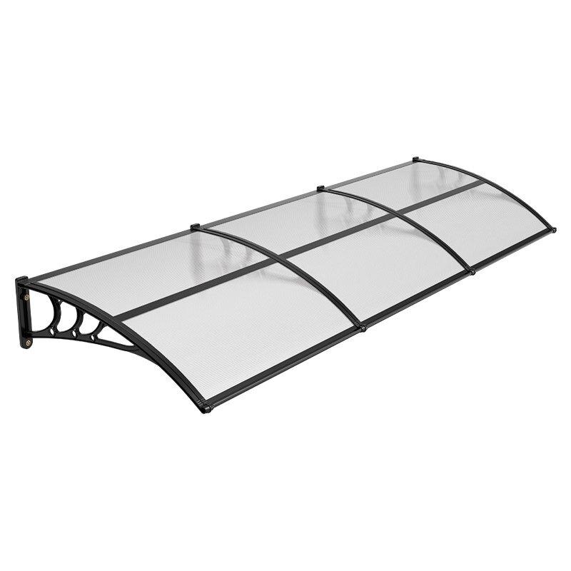 Awnings for Door Entrance, 38 X 117 In, Exterior Front Door Window Awnings with Drainage & ABS Bracket, Rain Snow Sun Protection, Overhang