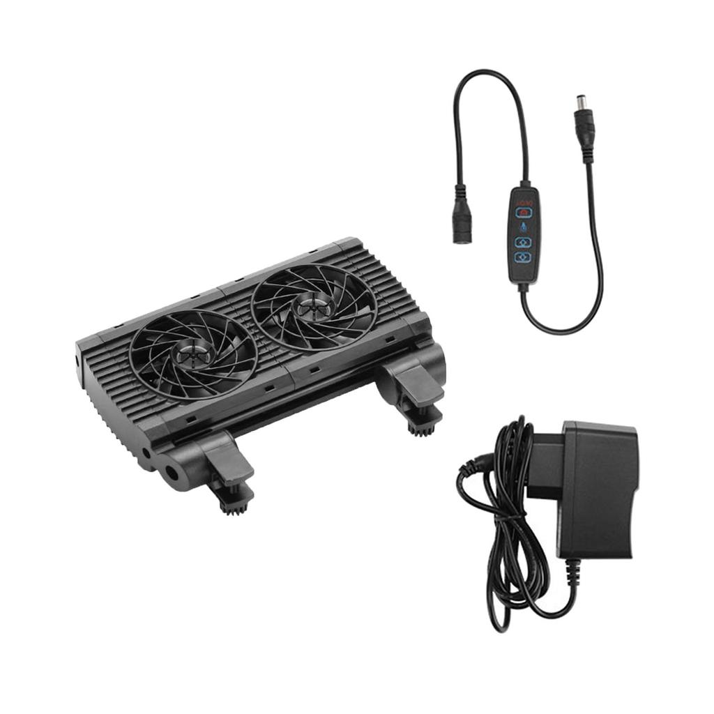 Chłodziarka do akwarium System chłodzenia o zmiennej prędkości Chłodziarka do wody Chłodnica hydroponiczna dla krewetek aksolotli koralowców woda słona słodka