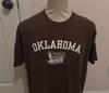 Vintage 2000s Oklahoma Brown Covered Wagon T Shirt XL