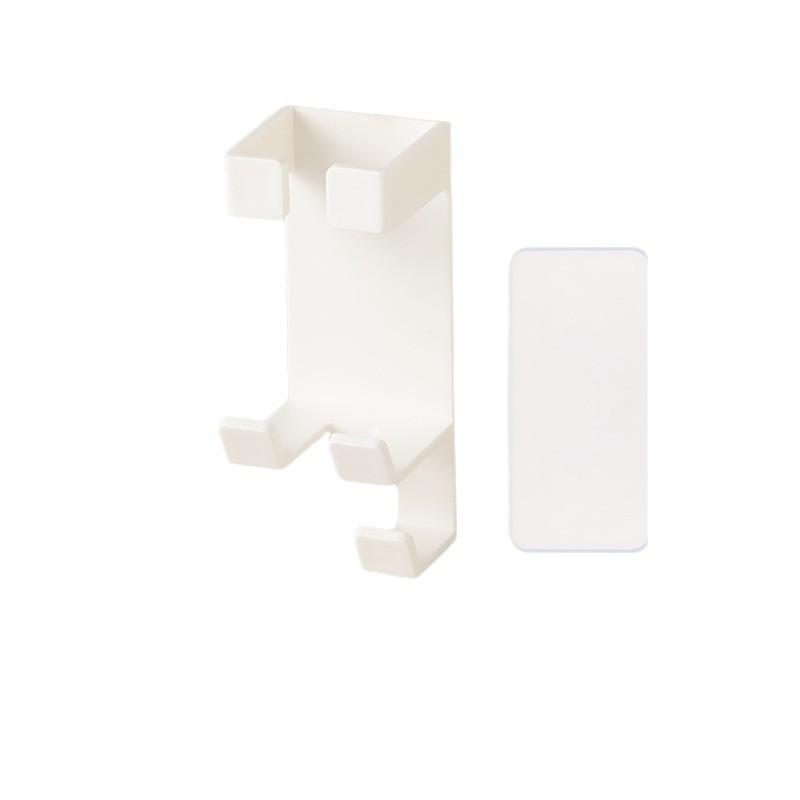 1Pcs Hair Curler Straightener Holder Wall Mounted Dryer Comb Organizer Punch Free Rack Bathroom Home Accessories Storage