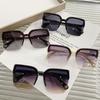 Frameless Trendy Sunglasses for European American Street Photography Instagram Style UV Resistant Box