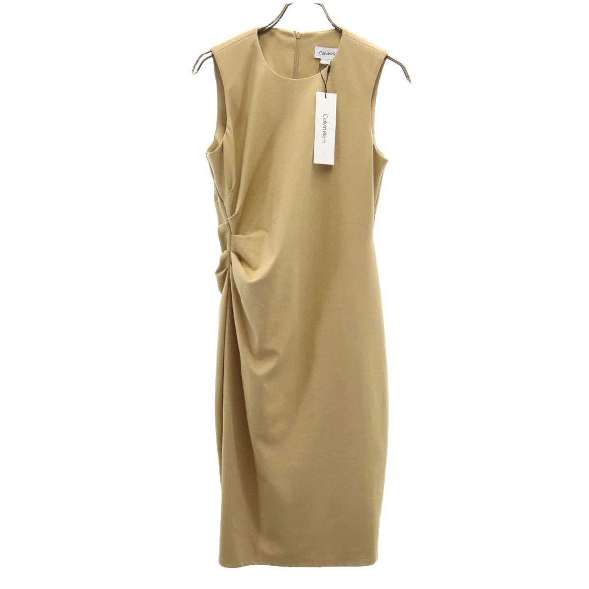 

неиспользованное Calvin klein Без рукавов Сборка на талии Цельное платье Gurege Женское Б/У