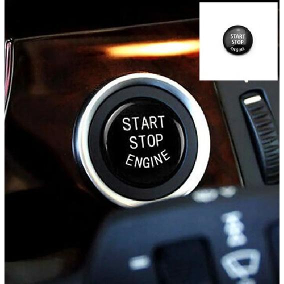 Gloss Black Car Front Engine Start Switch Trim For BMW E Chass Car E90 E60 E70