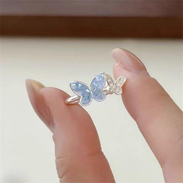 Vintage Chic Rabbit Animal Knuckle Rings for Women Girls Charm Gothic Punk Frog Cat Octopus Opening Finger Rings Fashion Jewelry