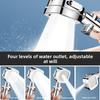 One-Key Stop Water Saving Shower Head 3 Modes Adjustable Shower Head  Bathroom