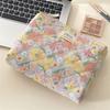 Vintage Flower Quilted Makeup Bag Coquette Organizer Bag Cute Floral Cosmetic Bag  for Women Girls