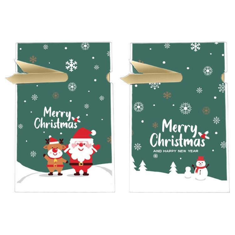 50pcs Christmas Presents Bags Candy Bag Christmas Decorations New Year Presents