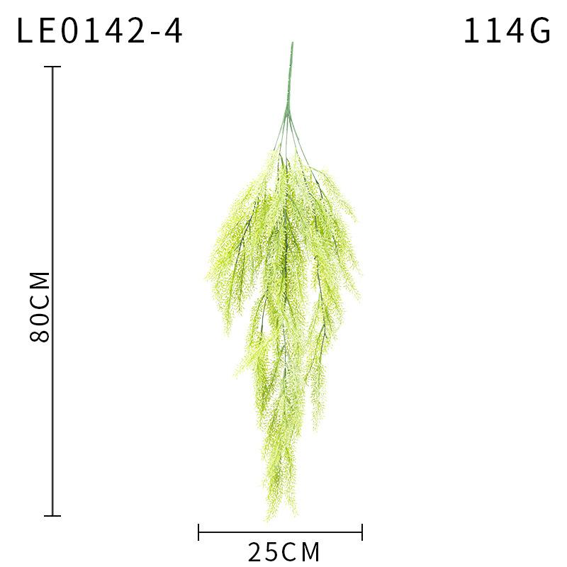 

Имитация зеленых растений и зеленых листьев для украшения, ротанговое настенное украшение для дома, наряд в стиле мори, реквизит для фотосъемки, высокая имитация