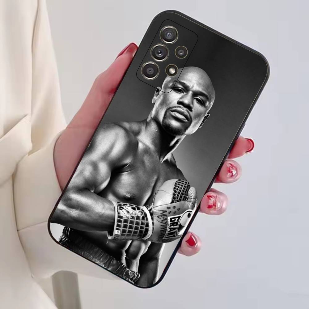 Boxing Floyd Mayweather-FM Phone Case Black Silicone Soft For Samsung S25,S24,S21,S22,S23,S30,Ultra,S20,Plus,Fe,Lite