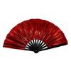 Yousheng Colorful Kung Fu Fan Holographic Foldable PVC Fan Ergonomic Handle Smooth Opening Closing Performance Fan Folk Craft Fan