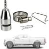 Aluminum 6.7 Fuel Filter Return Line Connector Compatible with Ford F250 F350 F450 F550 Super Duty 2017-2022 Repair Connection Silver Tone