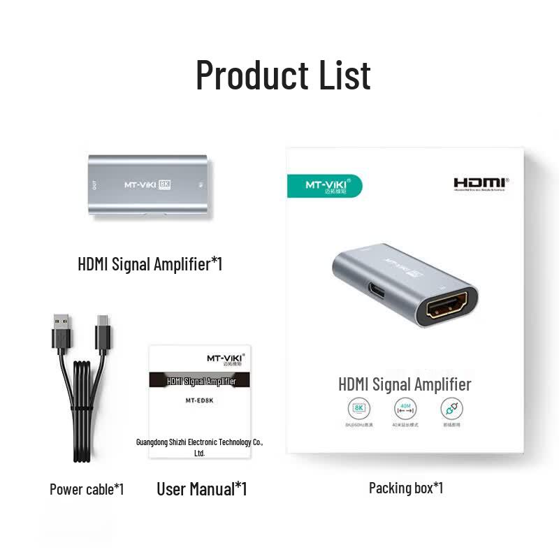 MT-Viki MT-ED8K HDMI 2.1 8K Signal Amplifier & Extender
