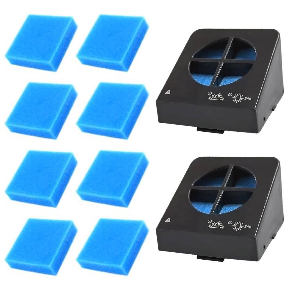 For Eureka NEW400 Wet Dry Vacuum Cleaner Replacement Filter Set with 2 Filters and 8 Cotton Filters for Dust Control