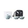Auspicious Cloud Ceramic Portable Tea Set