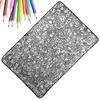 100x150cm DIY Maldecke Malen Sie Ihre eigene Decke Weiches Gemütliches Fleece Zeichenmatte Waschbar Wiederverwendbar Gemütliche Wohnkultur Decke