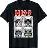 Retro Katze Rockmusik Konzert Band Kinder Lustiges Katzen T-Shirt