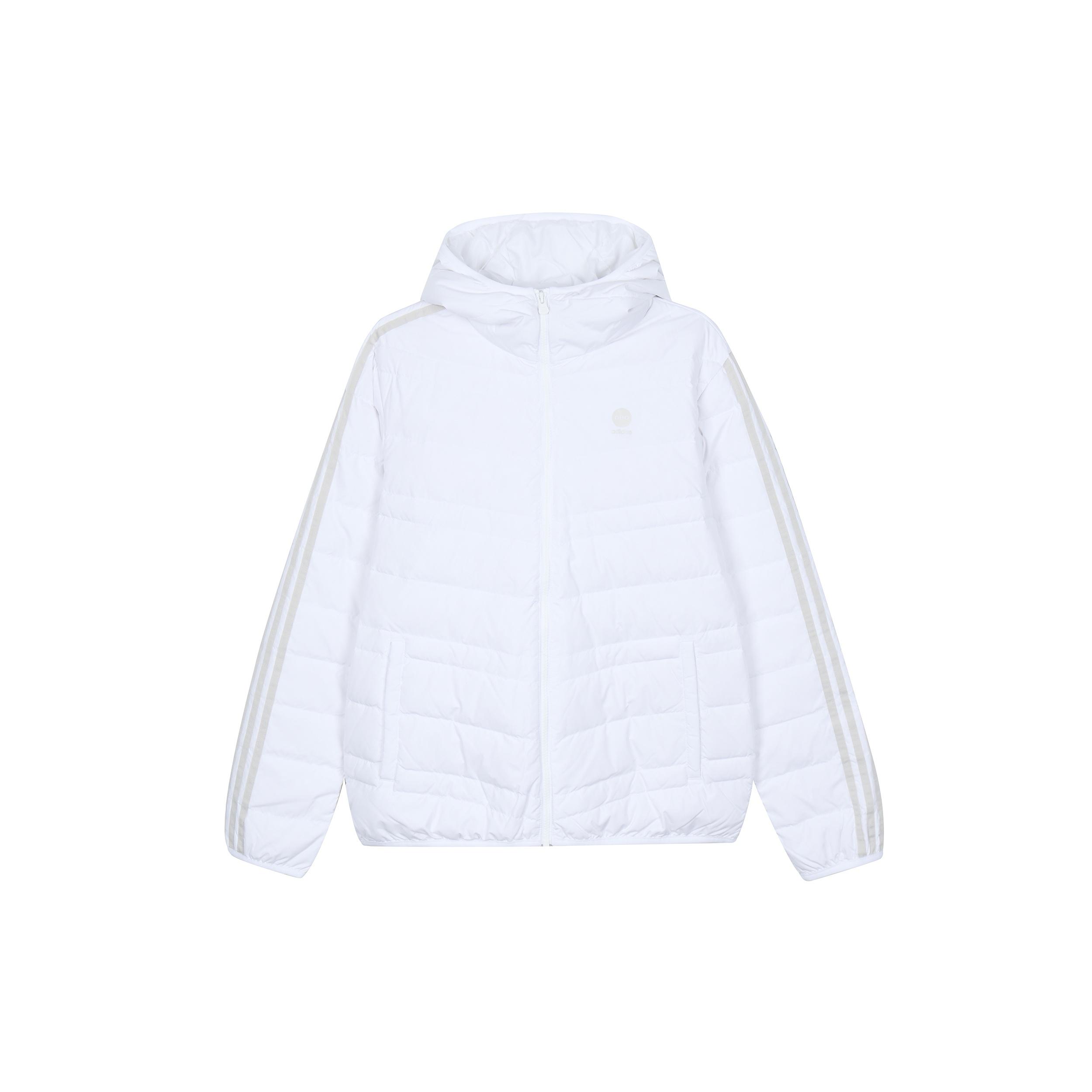 adidas NEO Winter Fleece Hooded Down Jackets  White  Men s HN4792 XXS