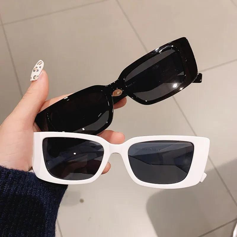 New Small Frame Rectangle Sunglasses Women's Fashion Jelly Color Sun Glasses Women Summer Travel Eyewear UV400