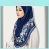 Bohemian Head Covering With Flower Print Design For Summer And Spring Wear