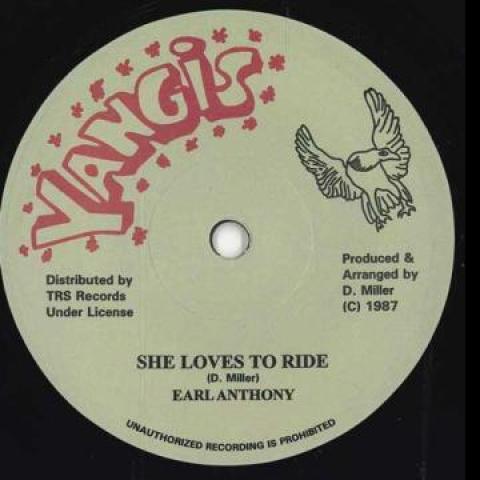 

7inch Record EARL ANTHONY - She Loves To Ride / Version TRSYG1 Yangis EU 1987 Europe Reggae, Ska & Dub