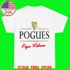 The Pogues White T-Shirt Tee Top Unisex