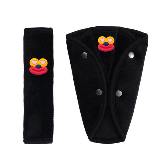 Yousheng 1/2Pcs Car Seat Belt Cover Shoulder Protection Machine Washable Easy to Install Universal Fit Cartoon Seatbelt Covers for Kids