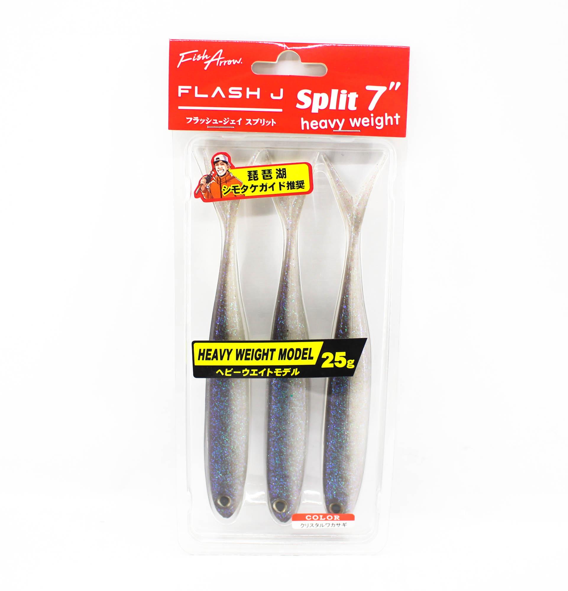

Fish Arrow Мягкая приманка Flash J Split 7 дюймов HW 25 грамм 3/упаковка 41 (5948)