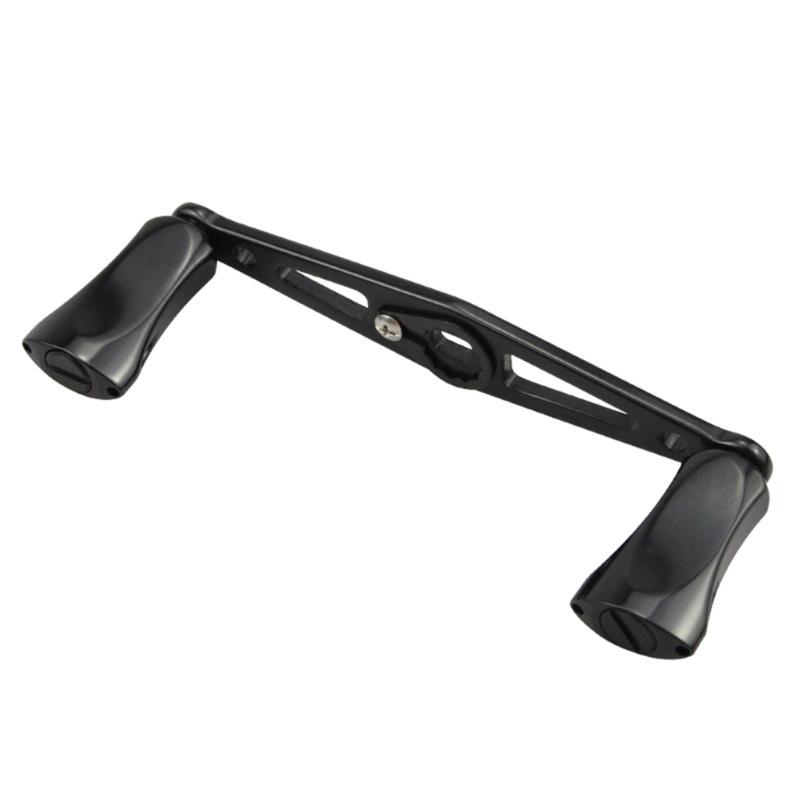 Aluminum Alloy Fishing Baitcast Reels Handle Double Rocker Light Weight Water Drop Reels Fishing Reels Handle Enduring чёрный