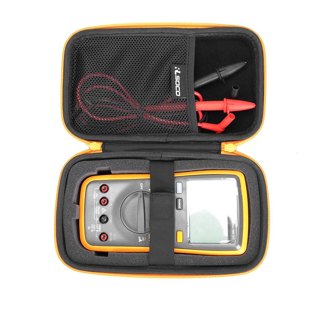 Compatible Storage Case for HIOKI Digital Multimeters and Fluke DT4252/DT4253/DT4255/DT4256/DT4261/DT4281/DT4282 117/116/115/114/107/15B+/17B+/233