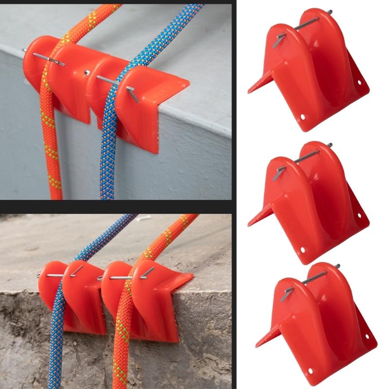 5pcs Safety Rope Protective Sleeve Fixed Rope Edges Protectors Climbing Rope Protectors Retraction Device Climbing Supply