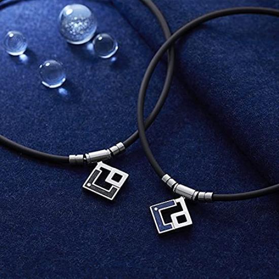 Colantotte Magnetic TAO AURA Medium Necklace, Necklace, Lim, ACAPK01, Black/Black,