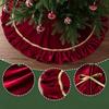 Holiday Tree Stand Cover Soft Christmas Tree Skirt with Round Shape, 120cm/47inch Base Area Cover for Entryway Office Display and Indoor Use