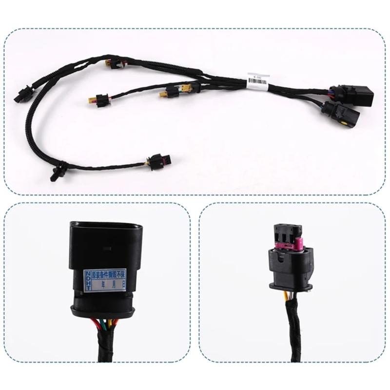 Fuel Injector Cable 06J971082D 3C0973203 for B7 2011-2015 Injector Wiring Harness Auto Part Easy Installation