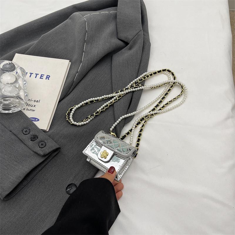 Small New Fashionable Quilted Chain Bag For Women Crossbody Trendy Winter Shoulder Bag 8cm/3.15in