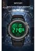 Sanda Luminous Waterproof Sports Watch: Multifunctional Alarm Clock Wristwatch for Men and Women