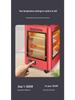 Silent Movable Five-Sided Quartz Tube Electric Fireplace Heater