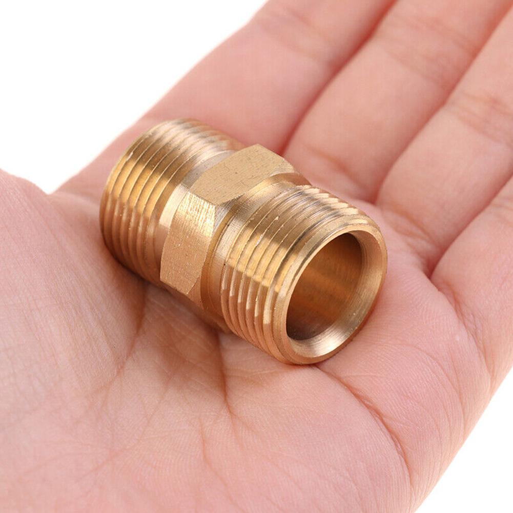 1 Pcs High Pressure Washer Hose Extension Connector M22 14mm To15mm Male Thread Female Cleaning Machine Water Pipe Adapter