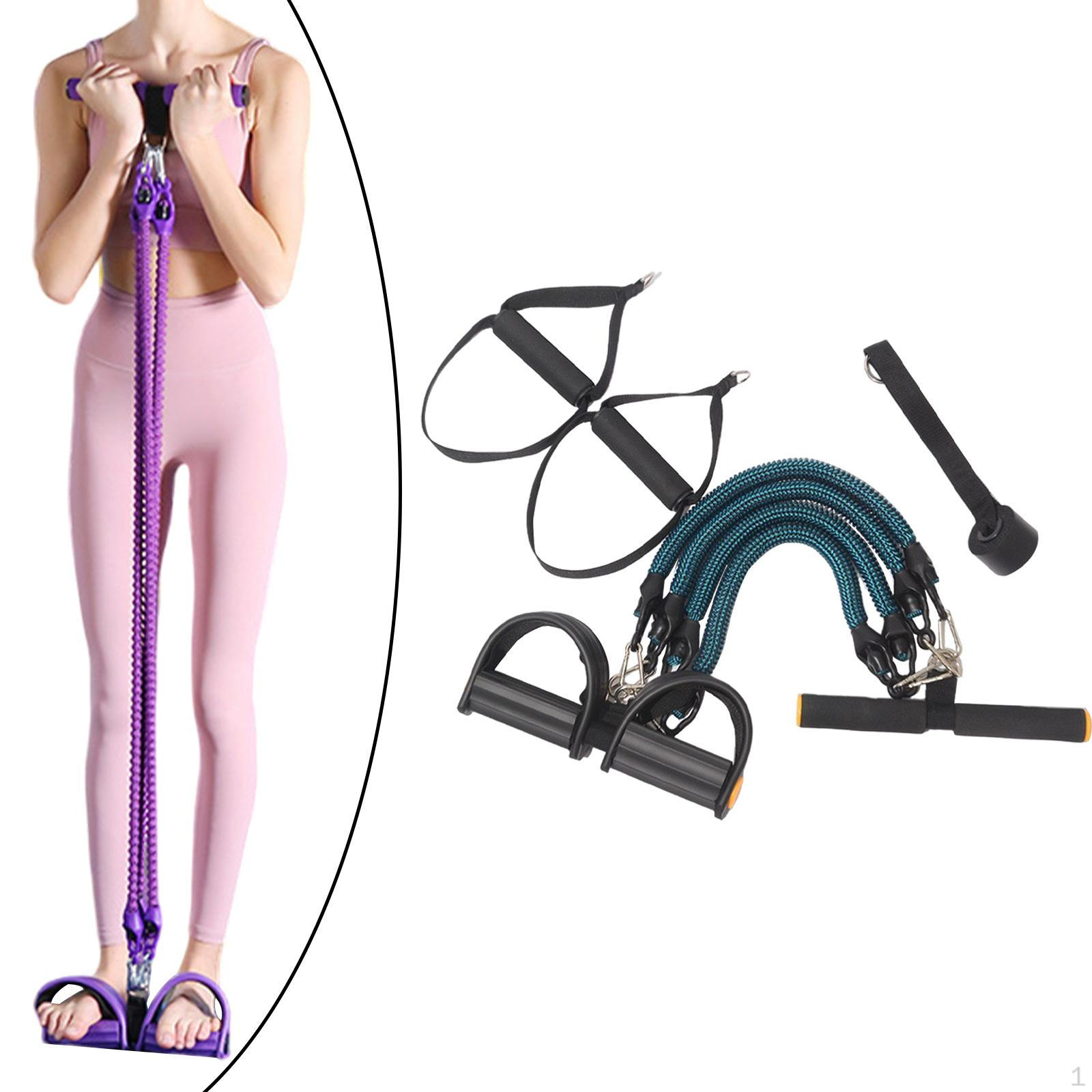 

Ножна педаль Стрічка опору Еластичні стрічки Багатофункціональна тягова мотузка Вправа Сидячи Розтягування зелений