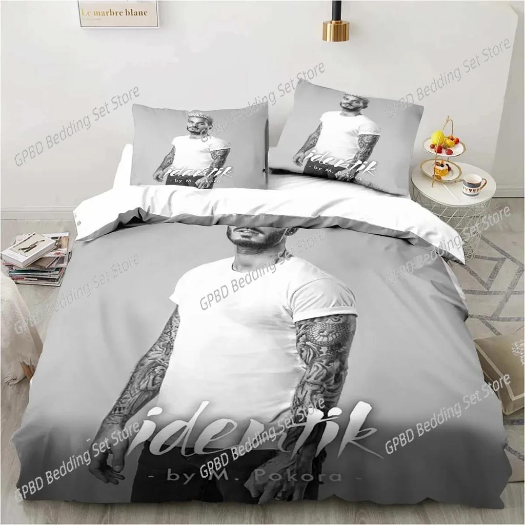 3D Print Matt M. Pokora Comfortable Duvet Quilt Cover Pillowcase Bedding Set Children Bedroom Decoration Home Textile