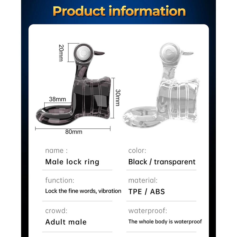 Penis Sleeve Extensions Condom Male Enlargement Delay Vibrators Clits Massager Cock Ring Vibrating Penis Cover Sex Toys For Men