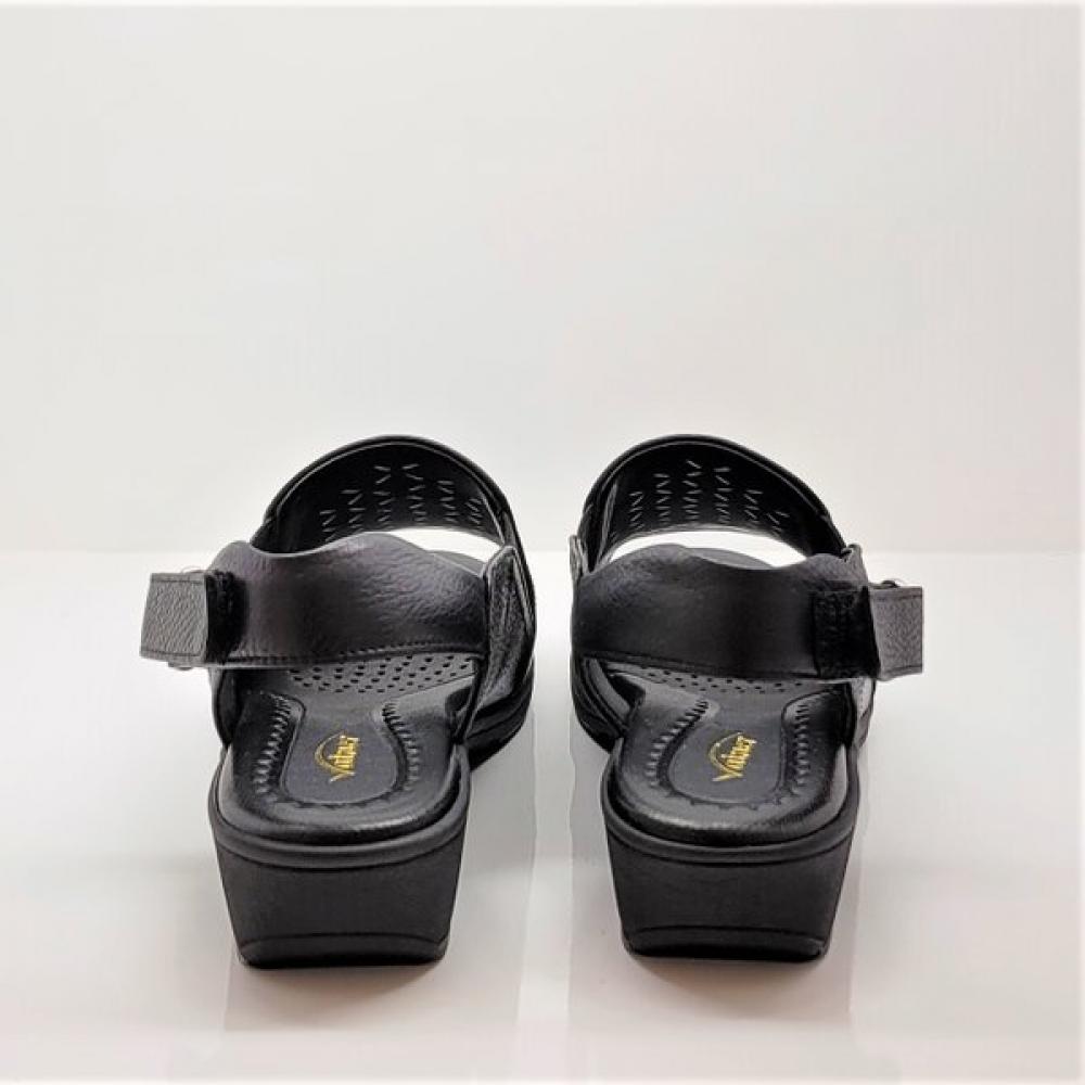 Vainer Women Sandal Comfort Black 338b