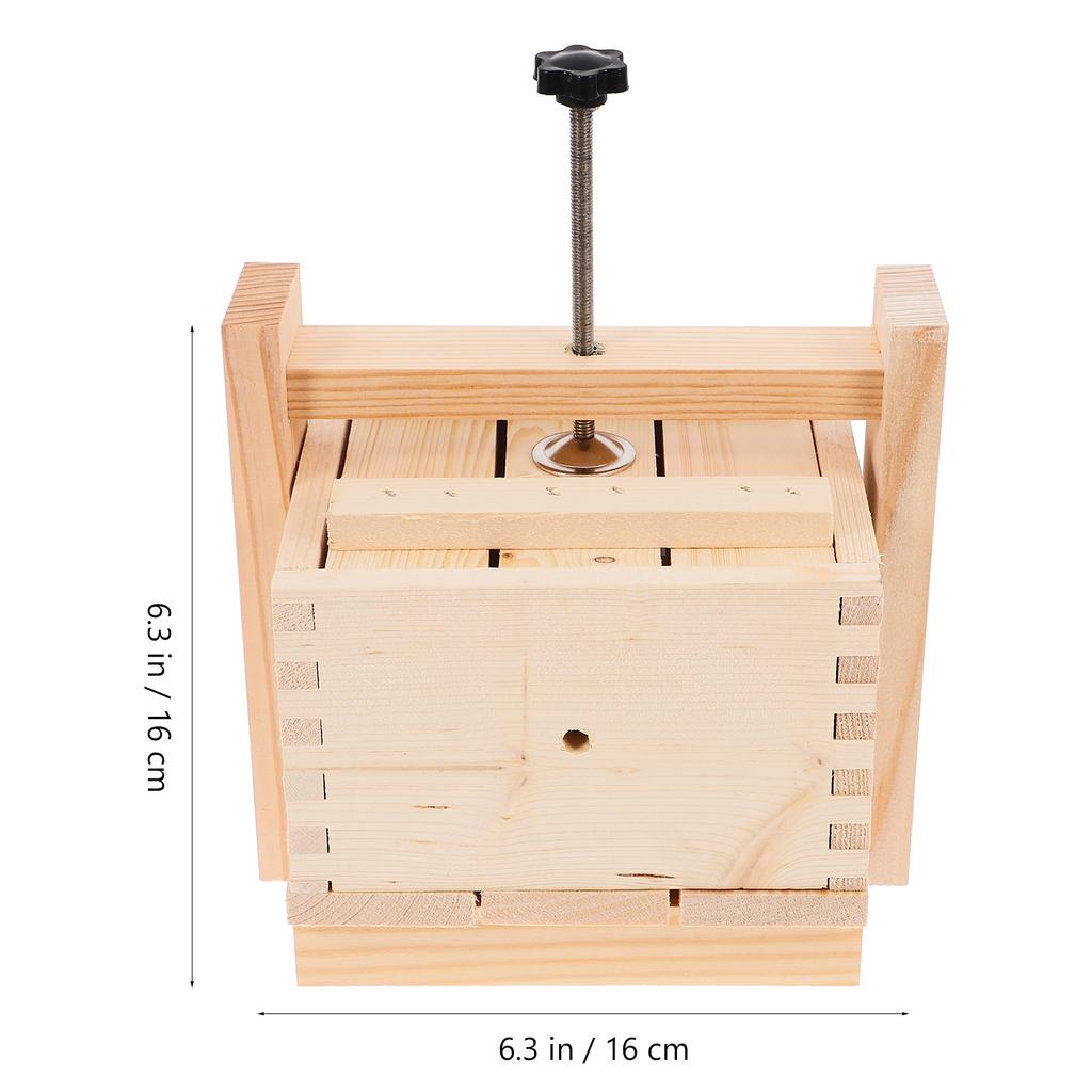 Tofu Kalıp Presleme DIY Yapma Aracı El Aletleri Kalıp Ev Damgası Ahşap Üreticisi
